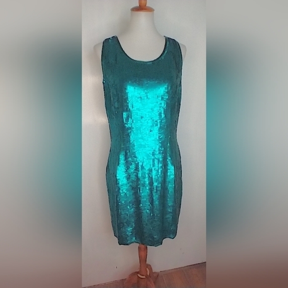 SCALA COSMIC MERMAID SEQUINED DRESS - Picture 2 of 11